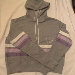 Ivory Ella cropped sweatshirt